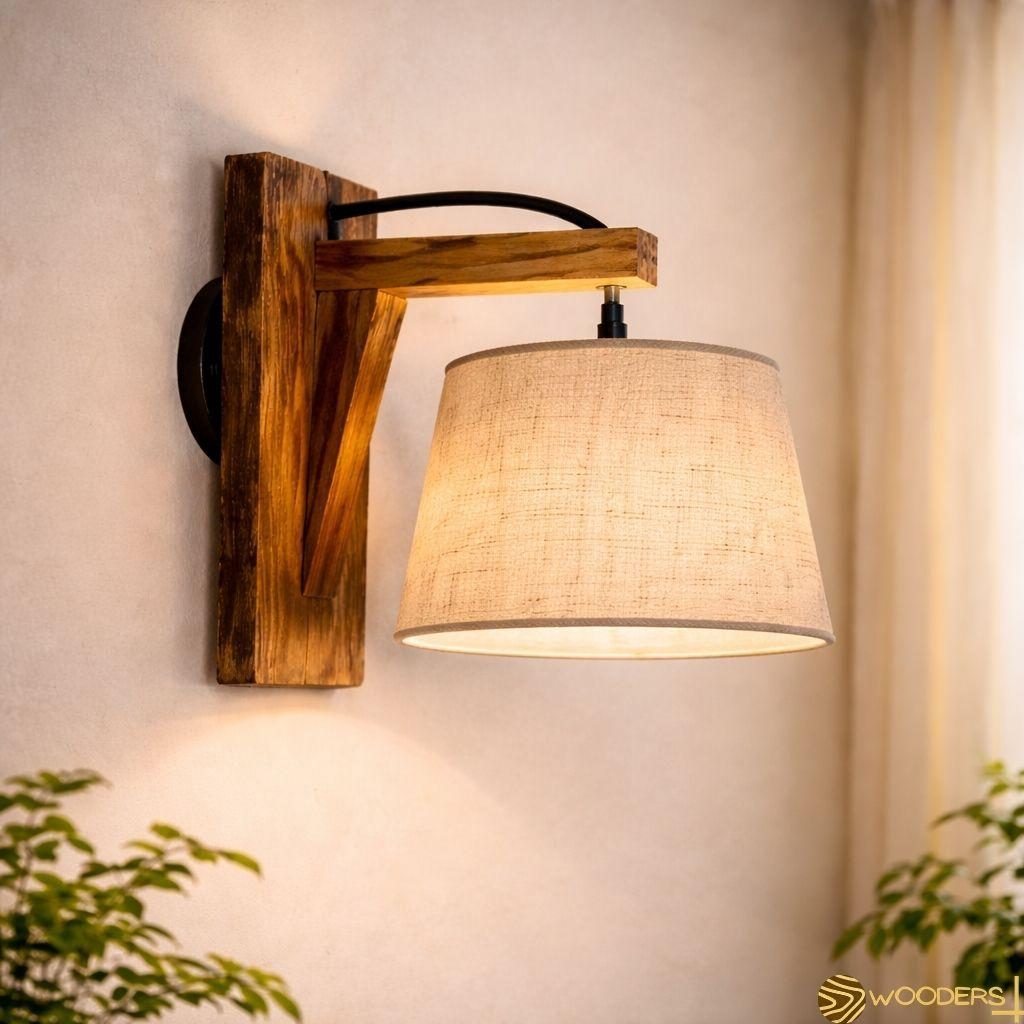 Wooden Wall Lamp