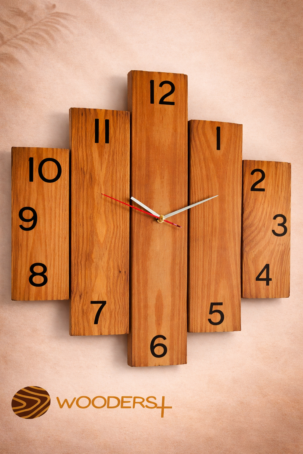 Wooden Bar Clock